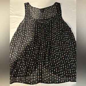 Torrid Black Arrow Print Tank Top